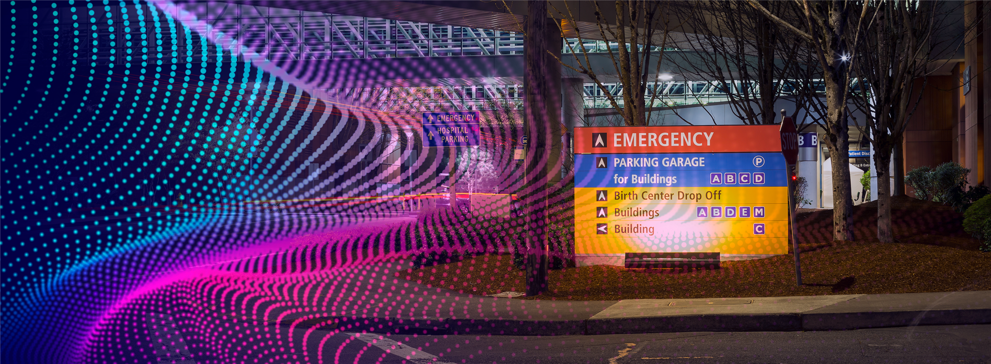 Photographic illustration implying change in healthcare